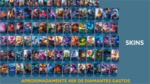 Aproxim. + de 40mil de Diamantes gastos - Mobile Legends