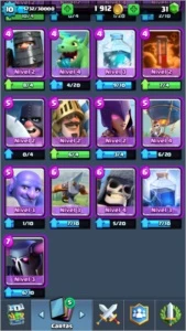 Conta de Clash Royale