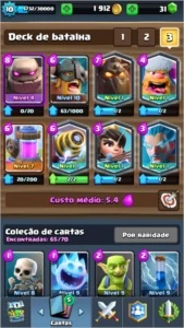 Conta de Clash Royale