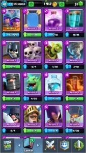 Conta de Clash Royale