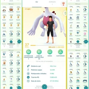 Conta Pokemon Go Nível 37 - Pokémon