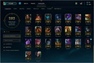 Conta DIAMANTE V 79 CAMPEÕES 21 SKINS - League of Legends LOL