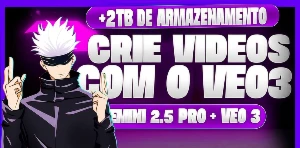 MÉTODO Gemini 2.5 Pro + Veo 3 / Acesso Valido por 15 Meses - Softwares e Licenças