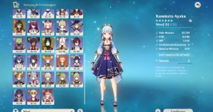Conta Genshin 14 personagens 5* e 7 armas 5* - Genshin Impact