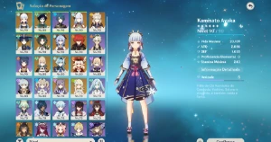 Conta Genshin 14 personagens 5* e 7 armas 5* - Genshin Impact