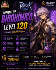 Conta ragnarok Bioquimico Level 120 Ragnarok Latam Set   - Ragnarok Online