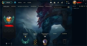 Conta LOL Platina 2 MMR ÓTIMO. - League of Legends