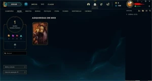 Conta LOL Platina 2 MMR ÓTIMO. - League of Legends