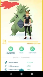 Conta Pokémon go nível 31 !