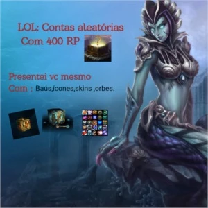 400 RP_ contas nível baixo - League of Legends LOL
