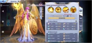 Conta top tier saint seiya awakening nv67 a6 aries SSA