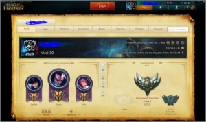 Conta League Of Legends Prata5 83Champions 20Pdl Por Partida LOL