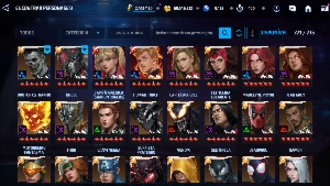 Conta top marvel future fight - Outros