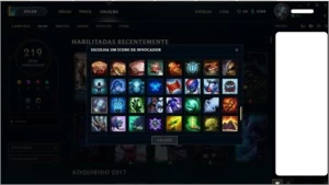 Conta desde 2010 - 219 skins, 119 icons, Único Dono - League of Legends LOL