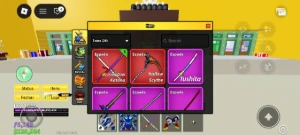 Conta de Roblox focada em blox fruit