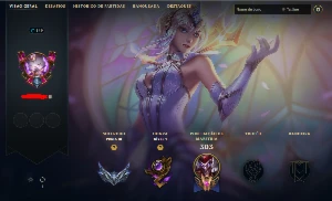 CONTA EX-FERRO LEAGUE OF LEGENDS DE 2017 (LUX ULTIMATE)