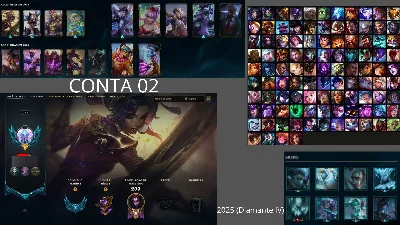 CONTAS DE LEAGUE OF LEGENDS FULL ACESSO LOL