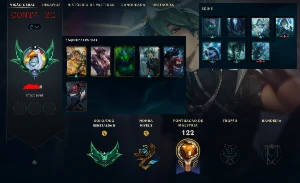 CONTAS DE LEAGUE OF LEGENDS FULL ACESSO SERVERS BR e NA LOL