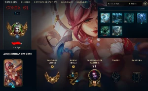 CONTAS DE LEAGUE OF LEGENDS FULL ACESSO SERVERS BR e NA LOL