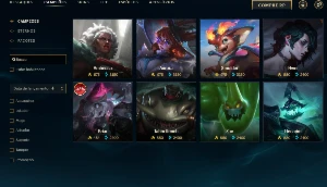 CONTAS DE LEAGUE OF LEGENDS LEVEL 350+ (QUASE FULL CHAMPS) LOL