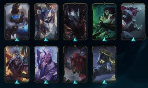 CONTAS DE LEAGUE OF LEGENDS LEVEL 350+ (QUASE FULL CHAMPS) LOL