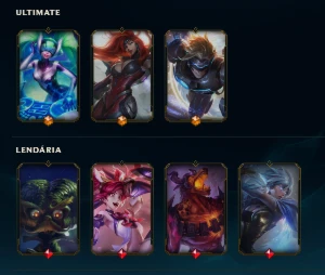CONTAS DE LEAGUE OF LEGENDS LEVEL 350+ (QUASE FULL CHAMPS) LOL