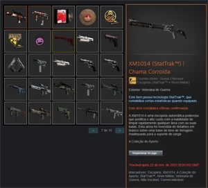 Conta CS GO 15 medalhas, skins + 52 jogos TOP - Counter Strike