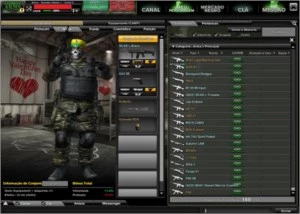 Conta GENE 2010 - Vários Itens Perma - Combat Arms