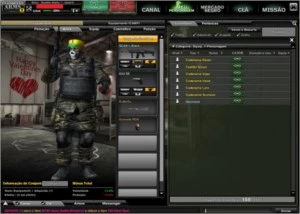 Conta GENE 2010 - Vários Itens Perma - Combat Arms