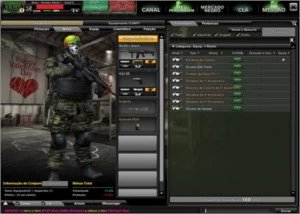 Conta GENE 2010 - Vários Itens Perma - Combat Arms