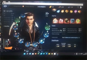 Conta LV 76 Mir4 lanceiro