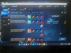 Conta LV 76 Mir4 lanceiro