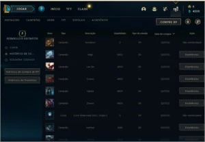 conta lol smurf lvl 35 63% win ganhando 26 pdl e perdendo 10 - League of Legends