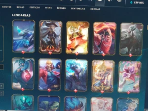 Conta League Of Legends Quase 600 Skins E Várias Prestigios LOL