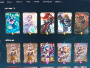 Conta League Of Legends Quase 600 Skins E Várias Prestigios LOL