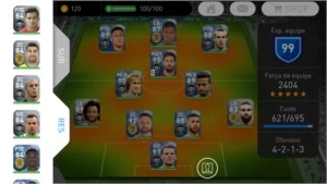 Conta de PES Mobile com 25 Bolas Pretas com Messi, Neymar... - Outros