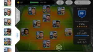 Conta de PES Mobile com 25 Bolas Pretas com Messi, Neymar... - Outros
