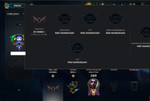 Unranked com 115 Champs e 132 Skins ( MAIN JG ) - League of Legends LOL