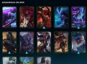 Conta Bronze IV Skins Lendárias, + DE 750 REAIS EM SKINS - League of Legends LOL