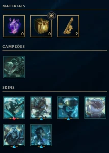 Conta Bronze IV Skins Lendárias, + DE 750 REAIS EM SKINS - League of Legends LOL