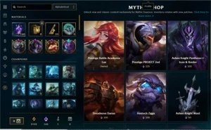 Conta LoL Lvl 476 - 377 skins (19 prestigios) 400k+ de lux - League of Legends