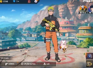 Conta De Free Fire Com O Naruto Braba