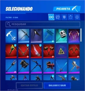 conta fortnite com s2(cap1) até o cap2 s6 100+ skins