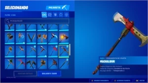 conta fortnite com s2(cap1) até o cap2 s6 100+ skins