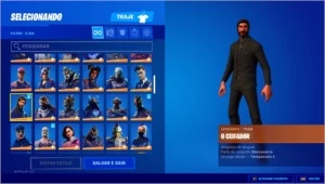 conta fortnite com s2(cap1) até o cap2 s6 100+ skins