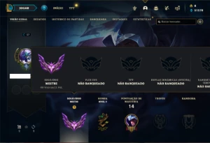 Conta Mestre com 22 Champs e 2 Skins + 8 Fragmentos - League of Legends LOL