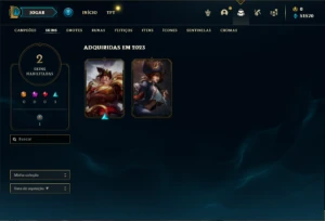 Conta Mestre com 22 Champs e 2 Skins + 8 Fragmentos - League of Legends LOL