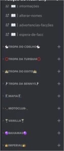 vende-se discord de facção de fivem tudo configurado - Outros