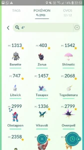 Conta Nível 50 barata - Pokémon