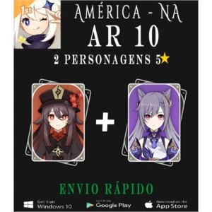 2 Cinco estrelas AR10 - Genshin Impact ✨